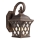 Redo 9951 - Applique da esterno BREMEN 1xE27/42W/230V IP23 oro/patina