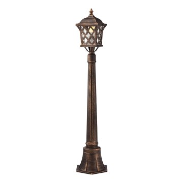 Redo 9961 - Lampada da esterno BREMEN 1xE27/42W/230V IP23 oro/patina