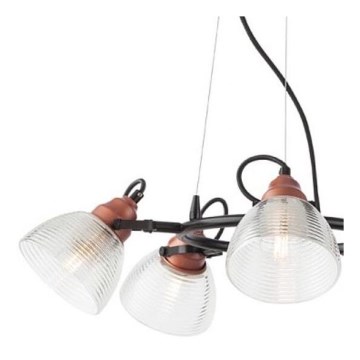 Redo A01-1451 - Paralume di ricambio per lampadario e lampada da terra RIDGE E27 trasparente