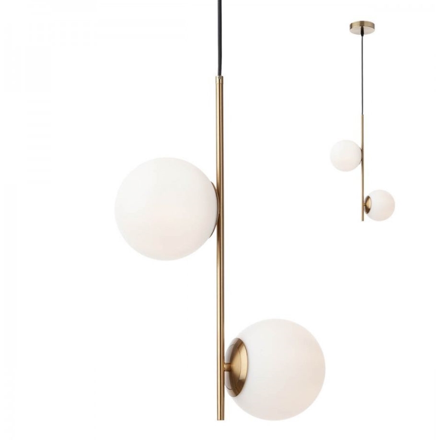 Redo A01-2623 - Paralume di ricambio per lampadario NIVA diametro 15 cm bianco