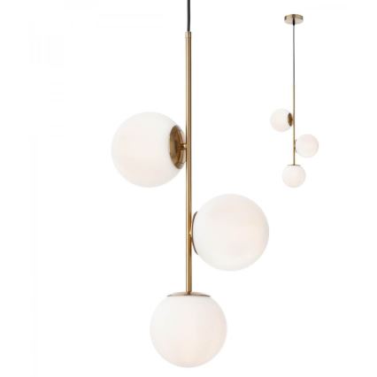 Redo A01-2623 - Paralume di ricambio per lampadario NIVA diametro 15 cm bianco
