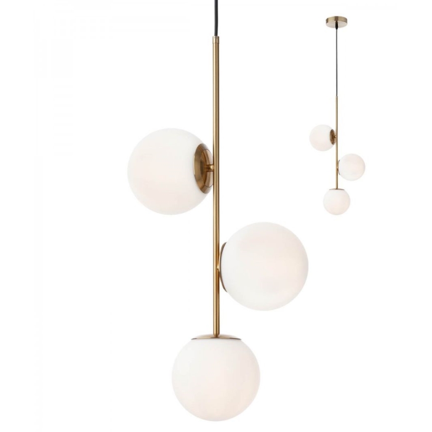 Redo A01-2623 - Paralume di ricambio per lampadario NIVA diametro 15 cm bianco