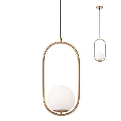Redo A01-2623 - Paralume di ricambio per lampadario NIVA diametro 15 cm bianco