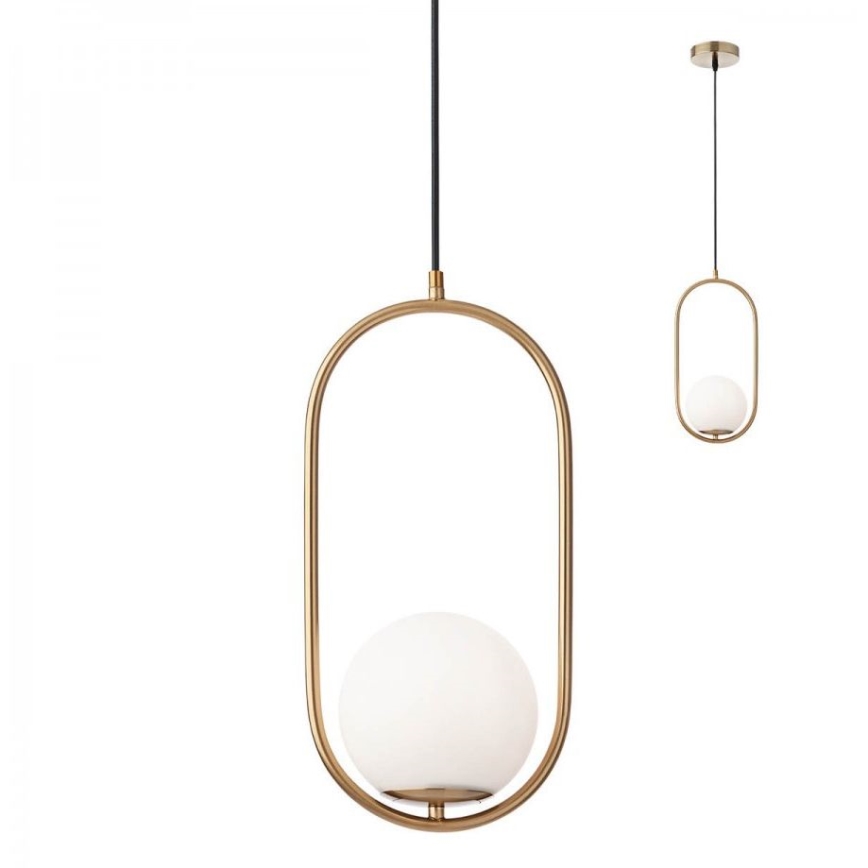 Redo A01-2623 - Paralume di ricambio per lampadario NIVA diametro 15 cm bianco