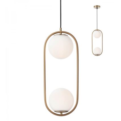 Redo A01-2623 - Paralume di ricambio per lampadario NIVA diametro 15 cm bianco