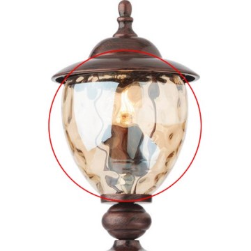 Redo A9634 - Paralume di ricambio per lampada e lampadario MATERA, Ø 15 cm, beige