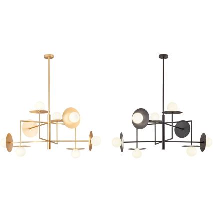 Redo UN1696_1 - Paralume di ricambio per chandelier, per lampada PLATO diametro 10 cm bianco