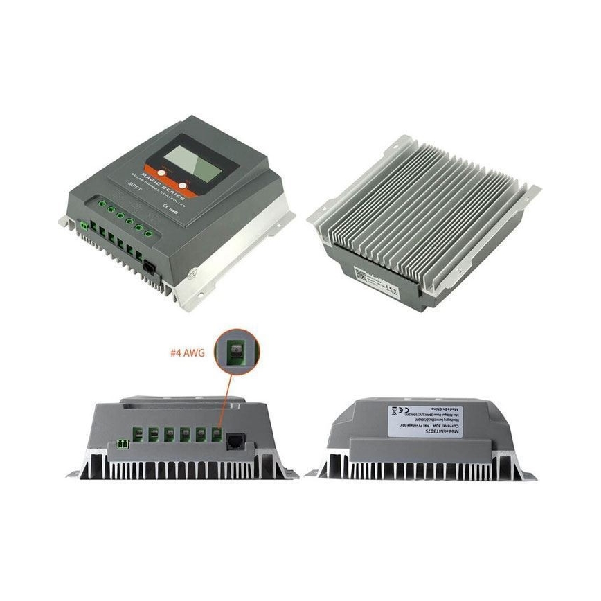 Regolatore di carica solare intelligente MPPT 12-24V/30A IP32