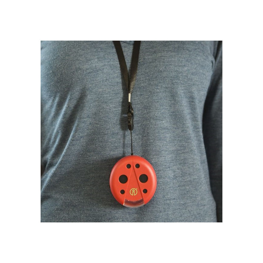 Repellente per roditori con illuminazione a LED 2xAAA ladybug
