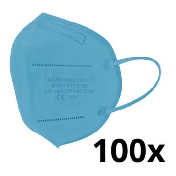 Respiratore Mondo Medical FFP2 NR azzurro 100pz