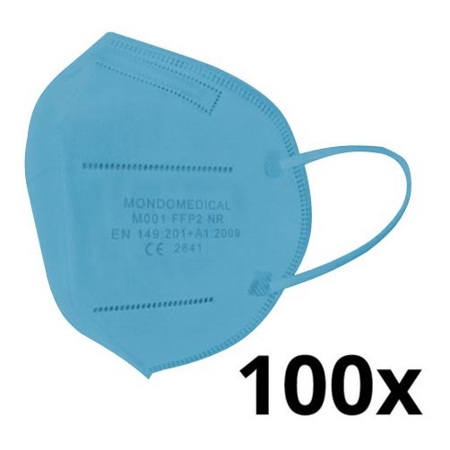 Respiratore Mondo Medical FFP2 NR azzurro 100pz
