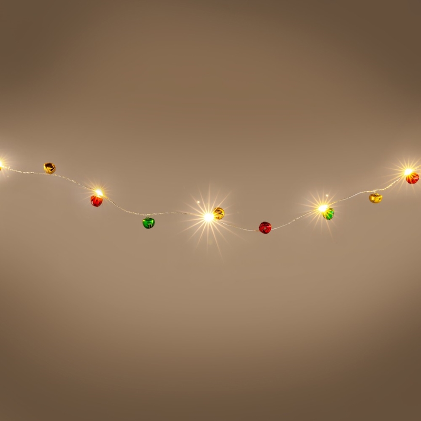 Catena luminosa a LED 40xLED/3xAA 4,3 m bianco caldo