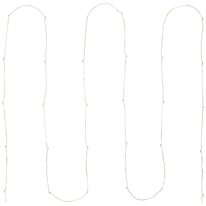 Catena di Natale LED 30xLED/2xAA 3,3m multicolore