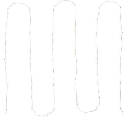 Catena di Natale LED 30xLED/3xAA 3,3m bianco freddo