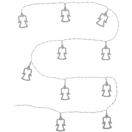 Catena luminosa LED 10xLED/2xAA, 1,8 m, bianco caldo
