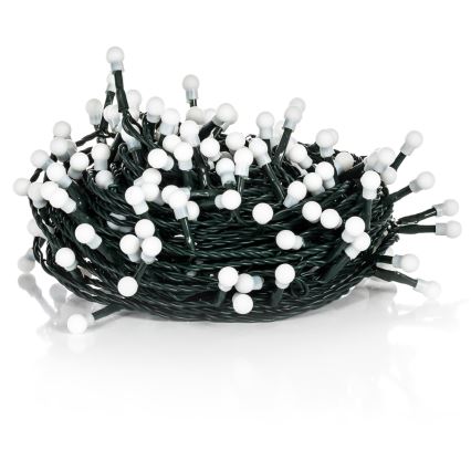 LED Catena luminosa da esterno 100xLED/8 funzioni 15m IP44 bianco caldo