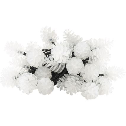 Catena luminosa natalizia LED per esterni 40xLED/15m IP44 bianco caldo