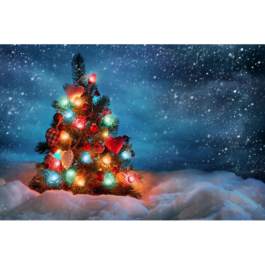 Catena luminosa di Natale da esterno 40xLED/15m IP44 multicolore