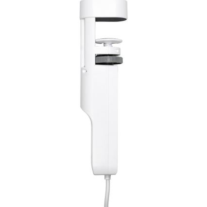 Multipresa con morsetto per scrivania, 3 prese Tipo E + 2xUSB-A + 1xUSB-C, 1,5 m, bianca