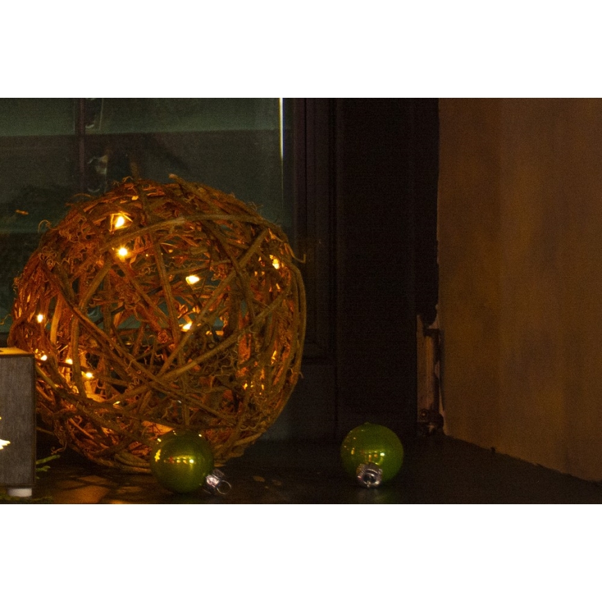 Decorazione natalizia LED 20xLED/3xAA bianco caldo