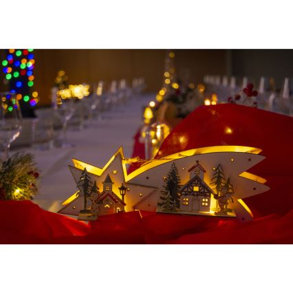Decorazione natalizia LED cometa LED/2xAA