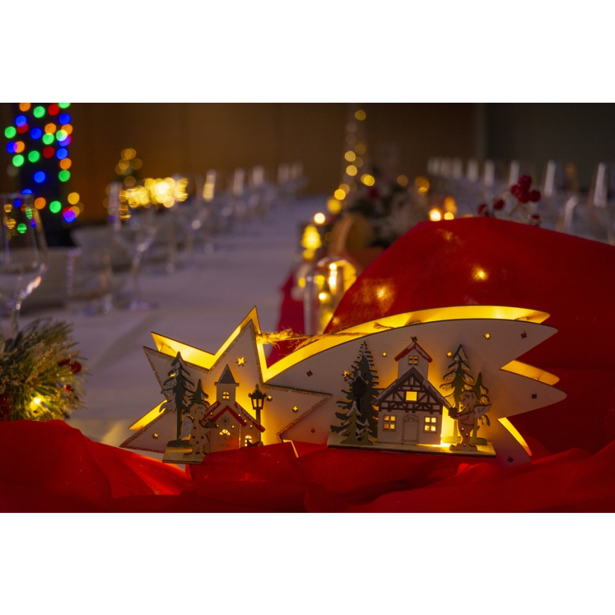 Decorazione natalizia LED cometa LED/2xAA