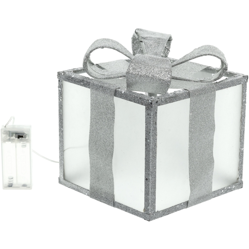 Decorazione natalizia LED LED/2xAA regalo da 15 cm