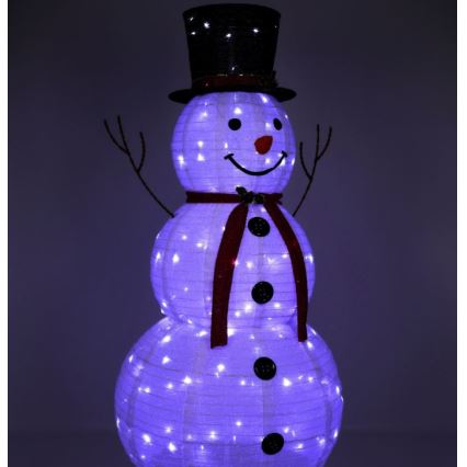 Decorazione natalizia LED LED/3,6W/230V 180 cm Pupazzo di neve IP44