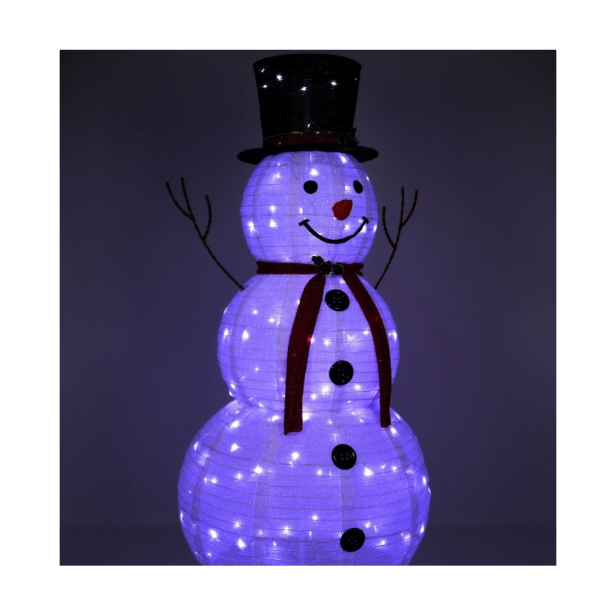 Decorazione natalizia LED LED/3,6W/230V 180 cm Pupazzo di neve IP44