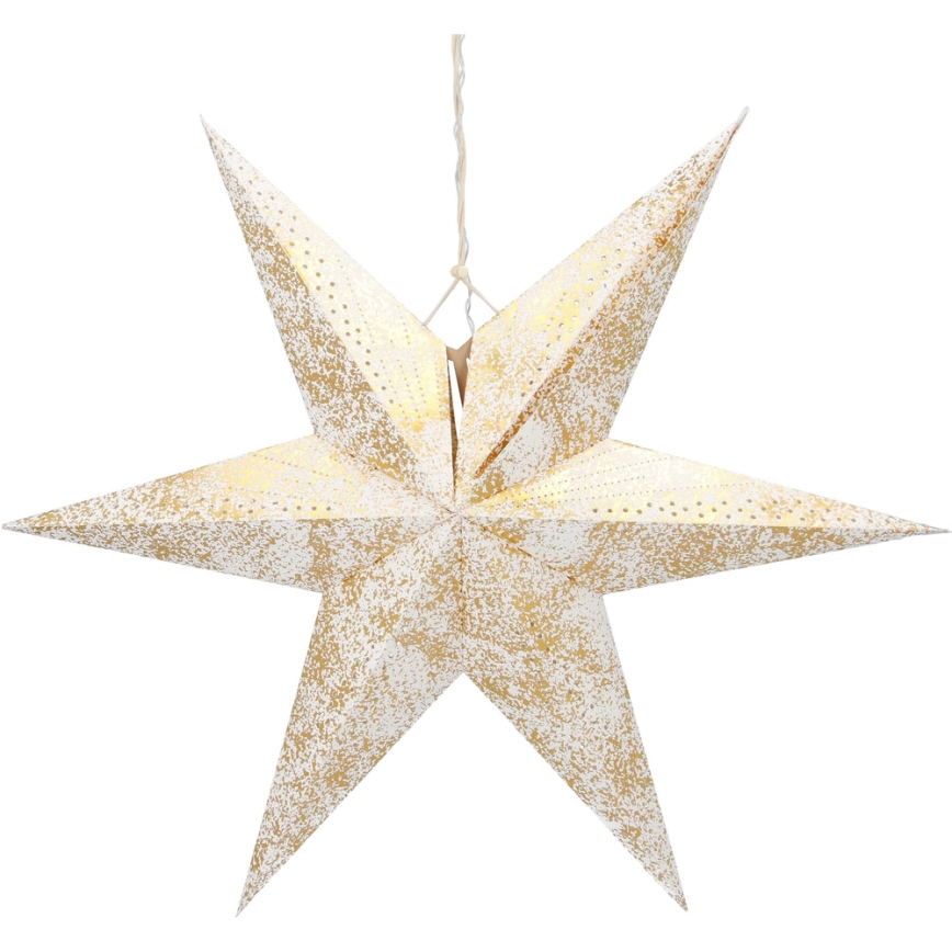 Decorazione natalizia LED LED/3xAA stella oro