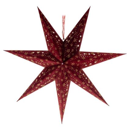 Decorazione natalizia LED LED/3xAA stella rossa