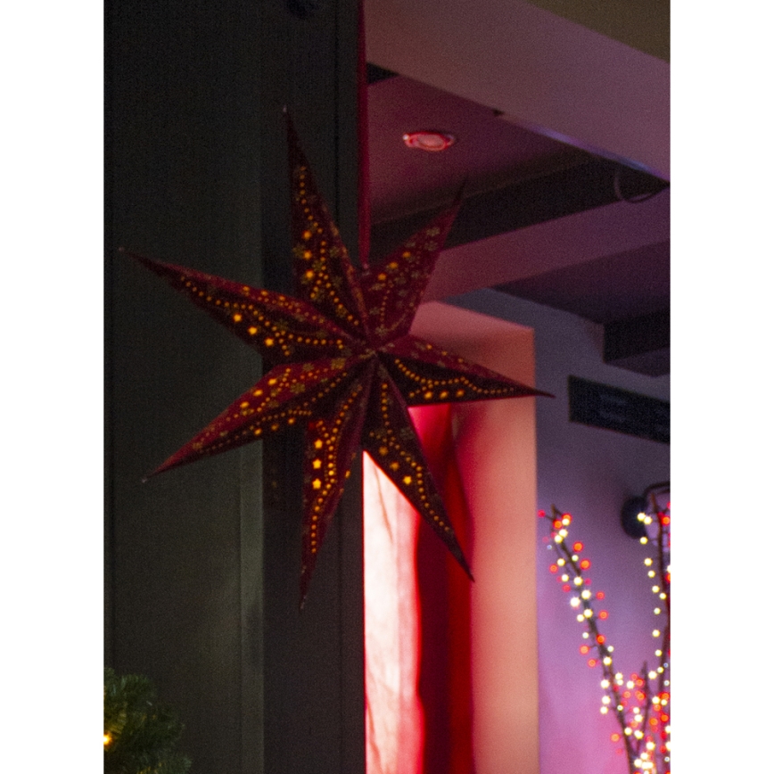 Decorazione natalizia LED LED/3xAA stella rossa