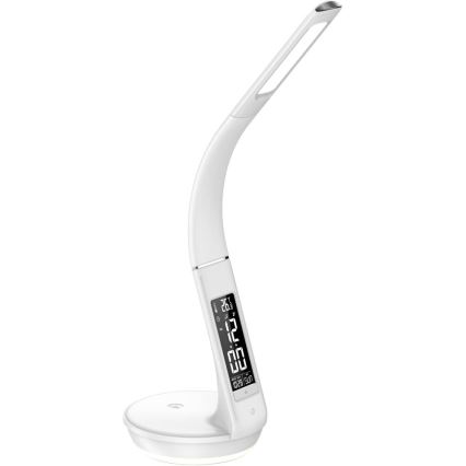 Retlux - Lampada LED dimmerabile con ricarica wireless Qi e display LED/6W/230V 3000/4000/6000K bianco