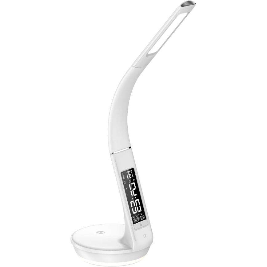 Retlux - Lampada LED dimmerabile con ricarica wireless Qi e display LED/6W/230V 3000/4000/6000K bianco
