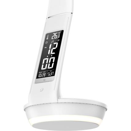 Retlux - Lampada LED dimmerabile con ricarica wireless Qi e display LED/6W/230V 3000/4000/6000K bianco
