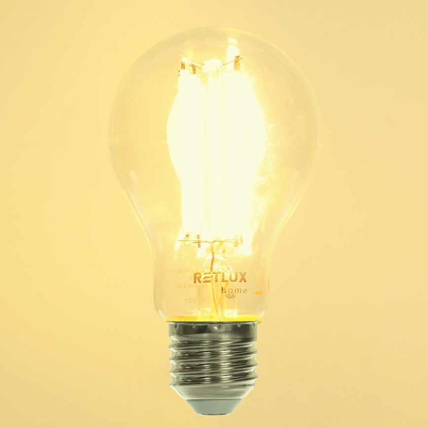Lampadina LED dimmerabile FILAMENT A60 E27/7W/230V 2700-6500K Wi-Fi Tuya