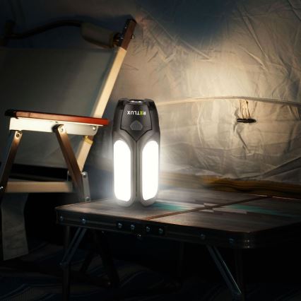 Lanterna da campeggio ricaricabile a LED con pannello solare LED/3W/1600 mAh IPX4