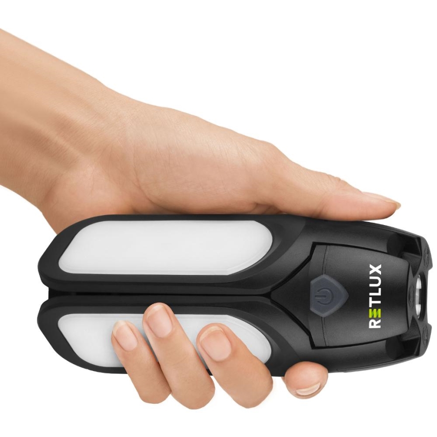 Lanterna da campeggio ricaricabile a LED con pannello solare LED/3W/1600 mAh IPX4