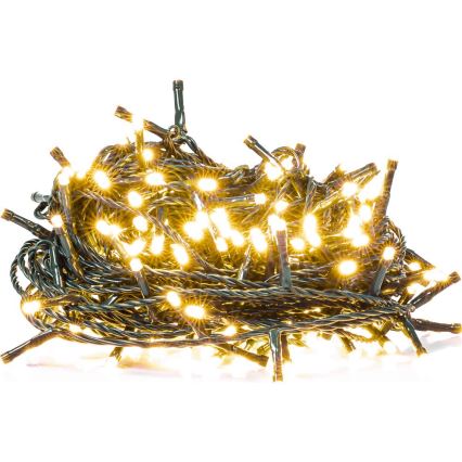 Catena luminosa natalizia per esterni 1000 LED, 105 m, bianco caldo, IP44