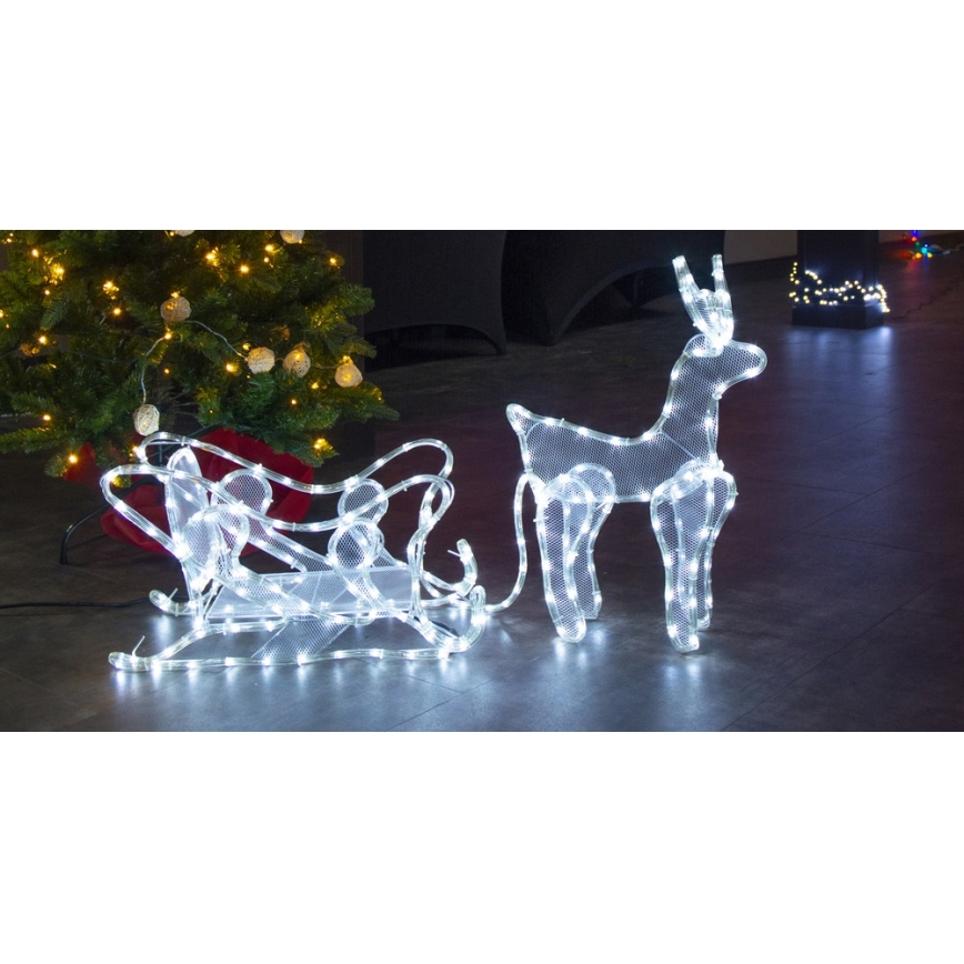 LED Decorazione natalizia per esterni LED/12W/230V IP44 renna