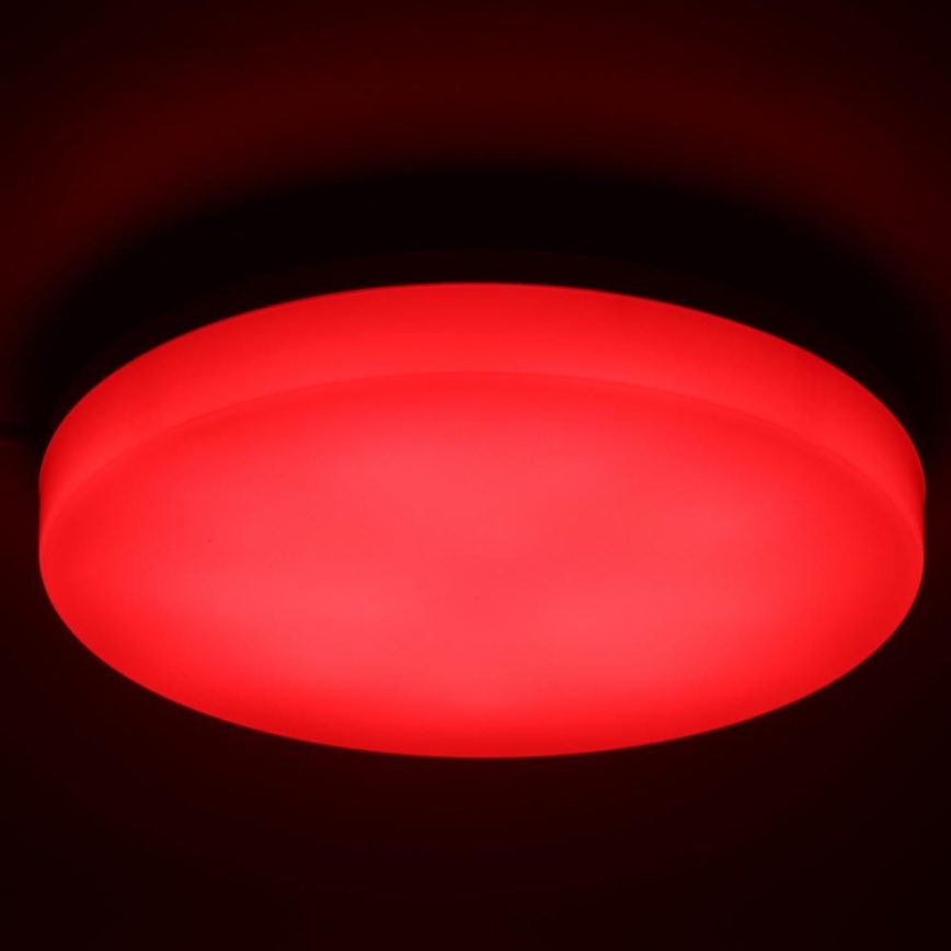 Plafoniera da bagno dimmerabile LED RGBW LED/20W/230V Wi-Fi IP44 bianco