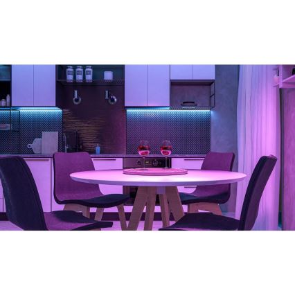 LED RGBW Smart dimmerabile striscia 5m LED/230V 2700-6500K Wi-Fi Tuya + telecomando