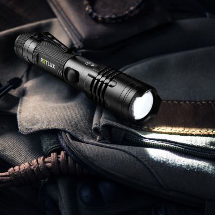 LED Torcia elettrica ricaricabile in alluminio con funzione di power bank LED/2000 mAh 1000 lm IP22