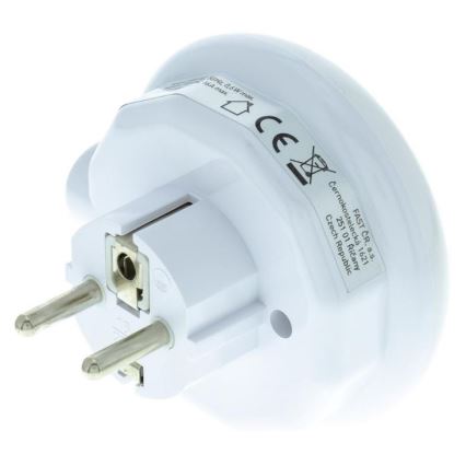Luce di orientamento a LED con sensore crepuscolare e presa LED/0,6W/230V