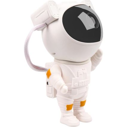Retlux - Proiettore LED per bambini 230V astronauta 23,3 cm + telecomando