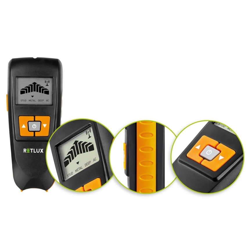Rivelatore digitale del sottosuolo 4in1 9V 1x6LR61