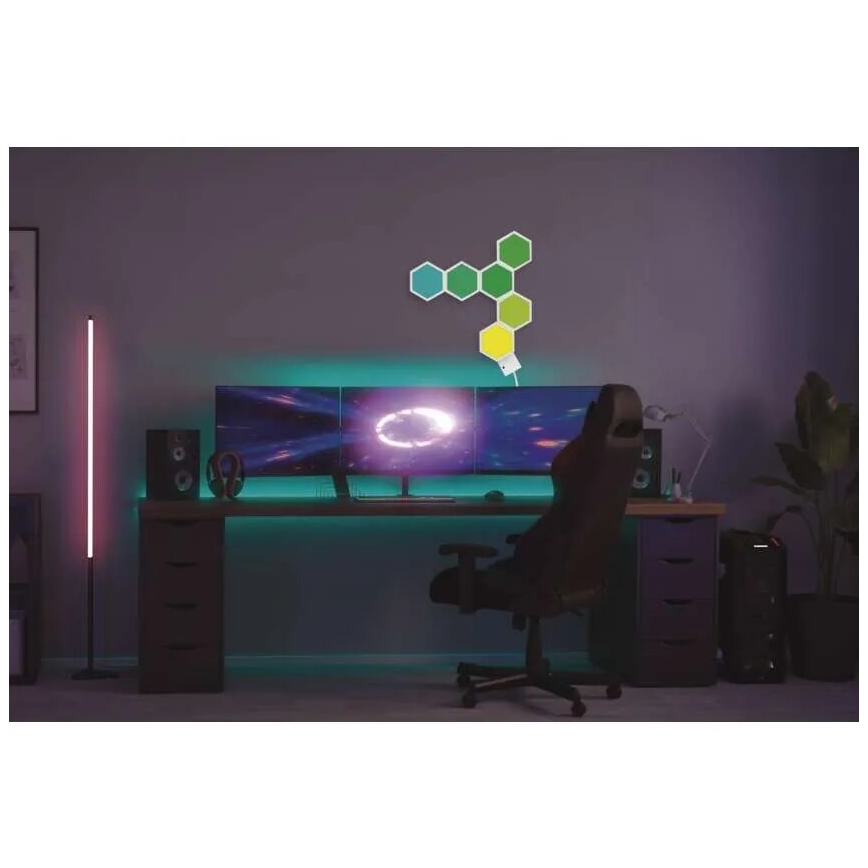 RGBIC Lampada da tavolo dimmerabile GoSmart LED/5,5W/230V Wi-Fi Tuya