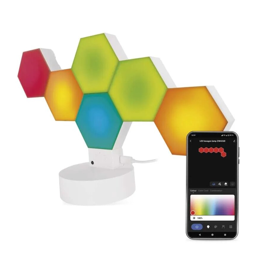 RGBIC Lampada da tavolo dimmerabile GoSmart LED/5,5W/230V Wi-Fi Tuya