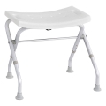 Ridder - Sgabello pieghevole 50 x 51 cm, bianco
