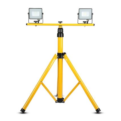 Riflettore da terra 180 cm giallo